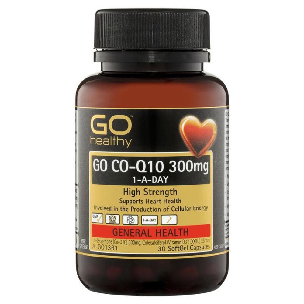 고헬씨 CoQ10 300mg + 비타민 D3 1000iu 30정 GO Healthy CoQ10 300mg + Vitamin D3 1000IU 30 Capsules