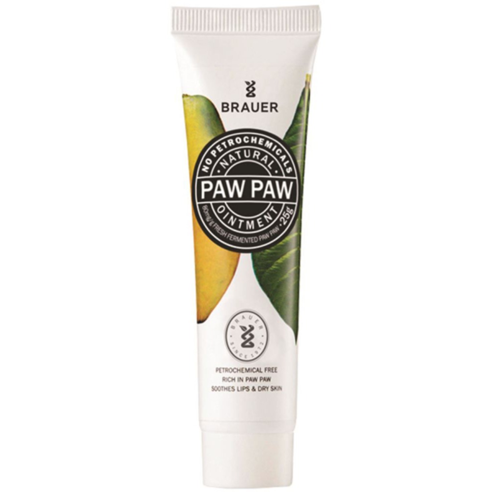 브라우어 포 포 내츄럴 오인트먼트 (80mg/g 프레쉬 퍼멘티드 포 포) 25g 튜브, Brauer Paw Paw Natural Ointment (80mg/g fresh fermented paw paw) 25g Tube