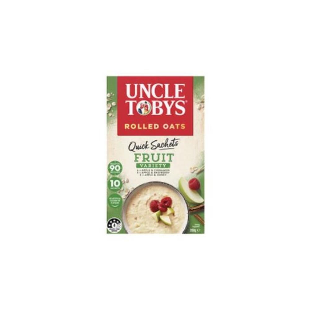 Uncle Tobys Oats Quick Sachets Fruit Variety 350g