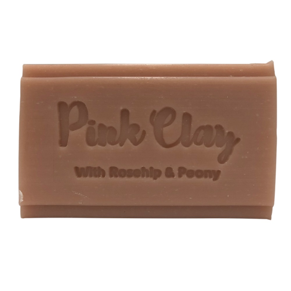 클로버 필드 네이처스 Gifts 핑크 클레이 윗 로즈힙 and 피오니 비누 150g, Clover Fields Natures Gifts Pink Clay with Rosehip and Peony Soap 150g