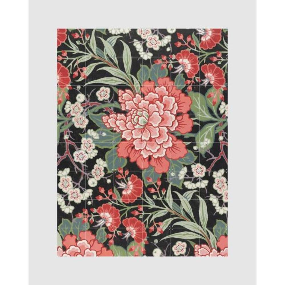 IXXI Wall Art Textile Design with Flowers Large IX197AC18IRL