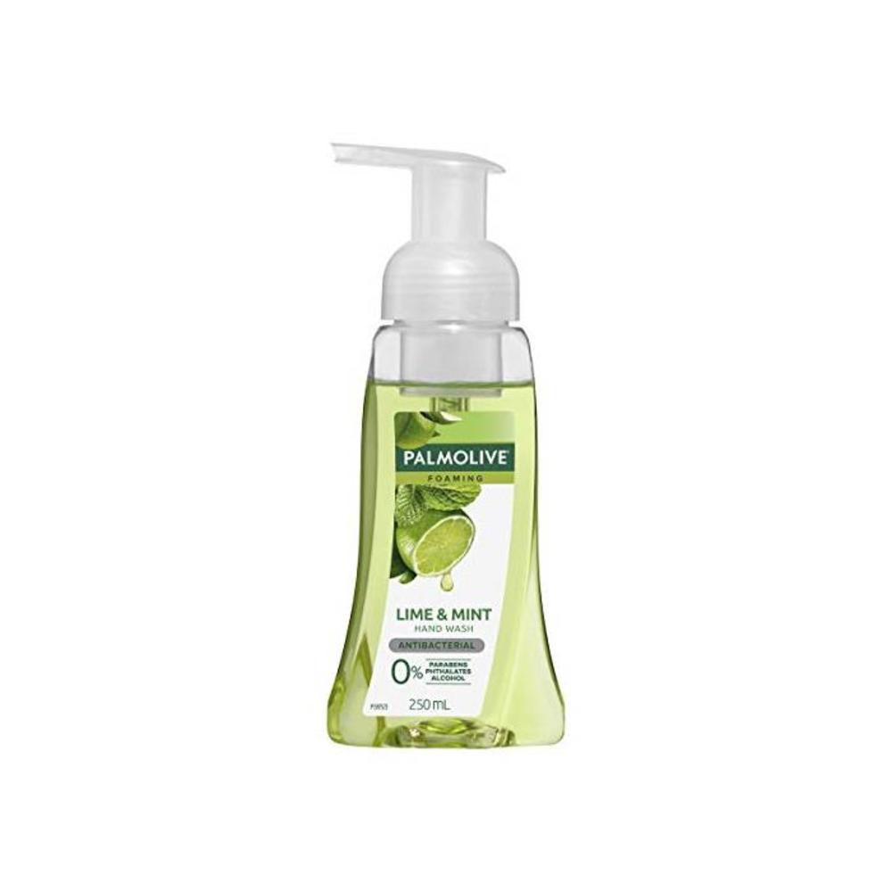 Palmolive Foaming Antibacterial Hand Wash Soap Lime and Mint Pump 0% Parabens Recyclable, 250mL B07719KV1B