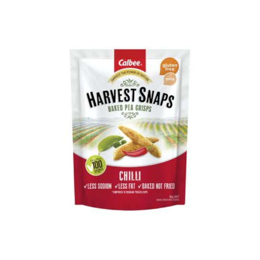 칼비 하베스트 스냅스 베이크드 피 크리스프 칠리 93g, Calbee Harvest Snaps Baked Pea Crisps Chilli 93g