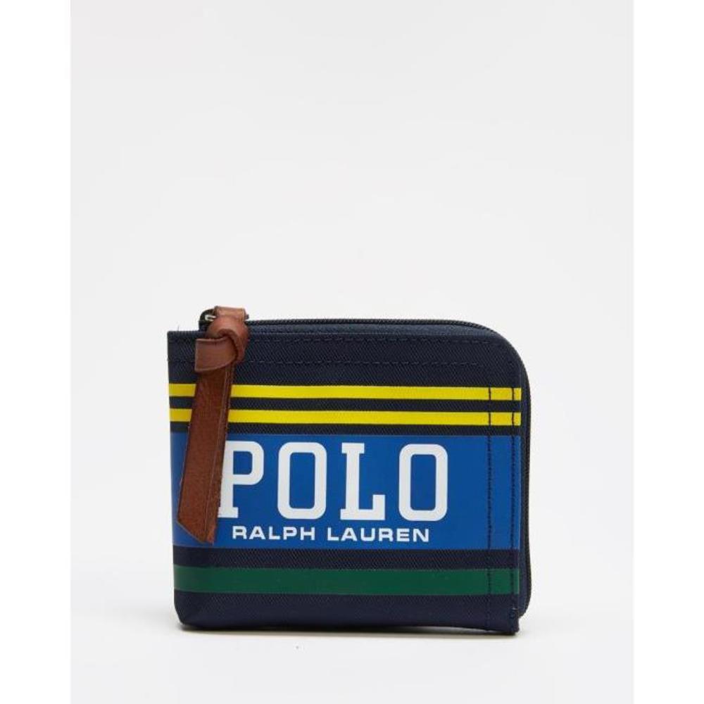 Polo Ralph Lauren Polo Striped Zip Wallet PO951AC21BOW