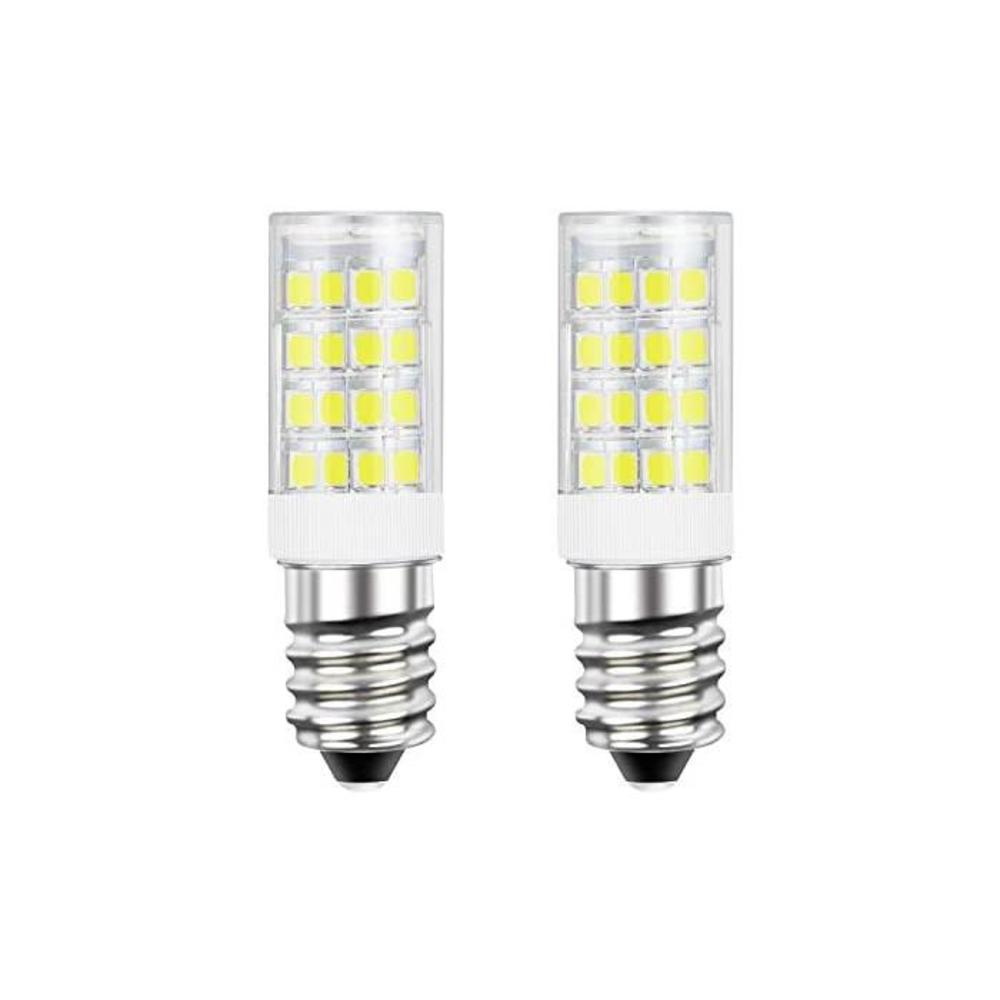 DiCUNO E14 LED Light Bulb 4W 40W Halogen Bulb Equivalent 220V Daylight White 6000K 400 Lumen Non-dimmable 2-Pack B07L8XTYDW