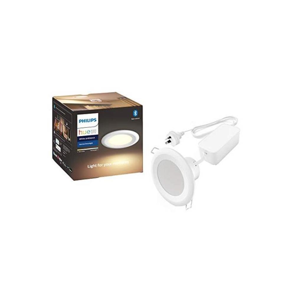 Philips Hue Garnea White Ambiance 90 mm Garnea Downlight Smart LED (Latest Model, Compatible with Bluetooth, Amazon Alexa, Apple HomeKit, and Google Assistant) B084XJ2YSV