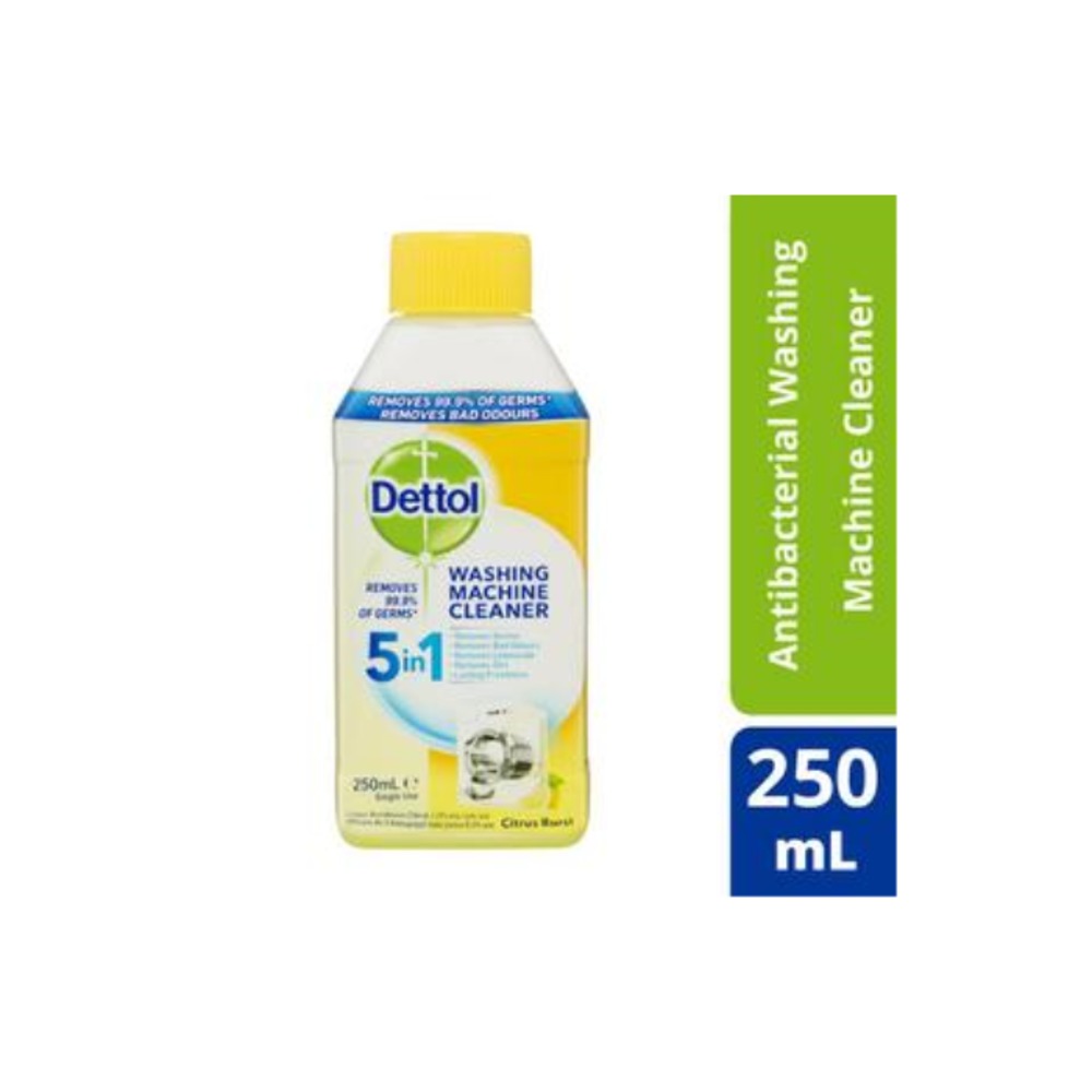 데톨 안티박테리얼 와싱 머신 클리너 250Ml, Dettol Anti-Bacterial Washing Machine Cleaner 250mL