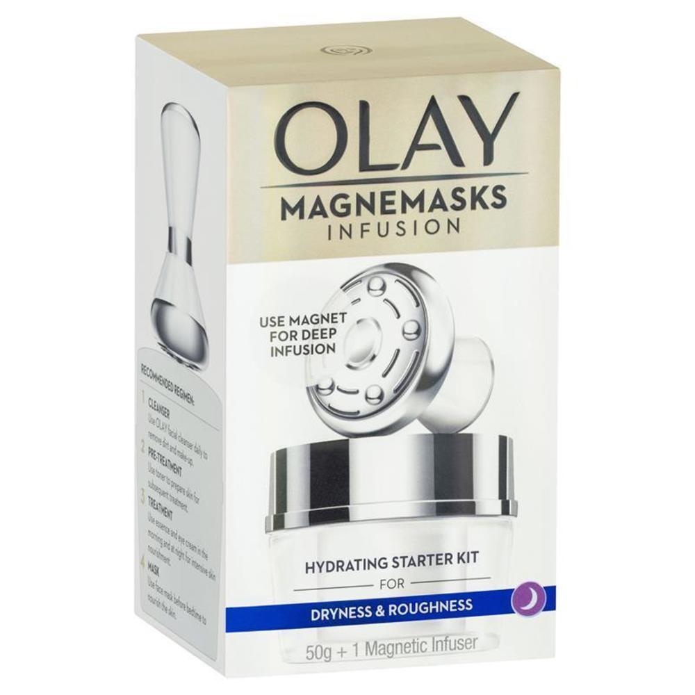올레 마그네마스크 인퓨젼 하이드레이팅 스타터 킷 50g, Olay Magnemasks Infusion Hydrating Starter Kit 50g