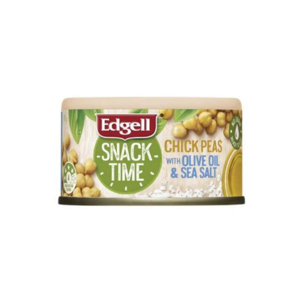 엣젤 스낵 타임 칙 피스 위드 올리브 오일 &amp; 시솔트 70g, Edgell Snack Time Chick Peas With Olive Oil &amp; Seaslt 70g