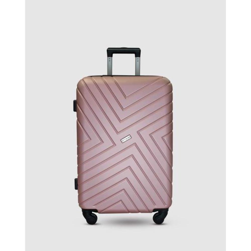 JETT BLACK Rose Gold Maze Medium Suitcase JE237AC17HKS