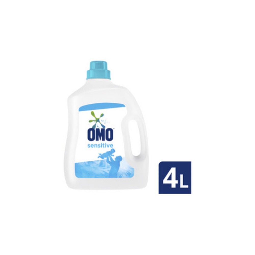 오모 센시티브 탑 &amp; 프론트 로더 론드리 리퀴드 디터전트 4L, OMO Sensitive Top &amp; Front Loader Laundry Liquid Detergent 4L
