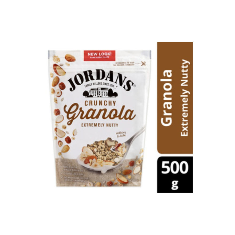 조던스 크런치 오트 그라놀라 익스트림리 너티 500g, Jordans Crunchy Oat Granola Extremely Nutty 500g