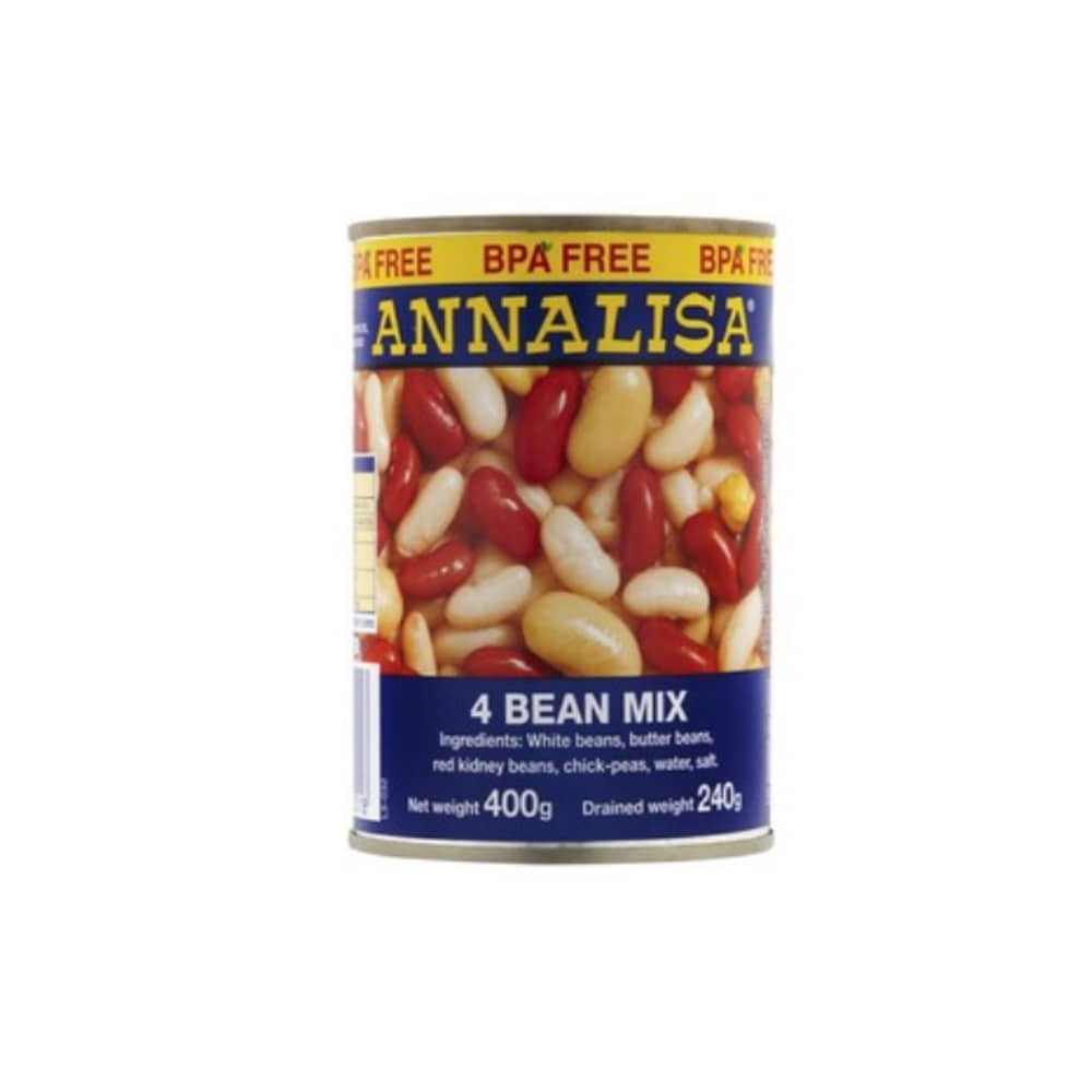 애나리사 4 빈 믹스 400g, Annalisa 4 Bean Mix 400g