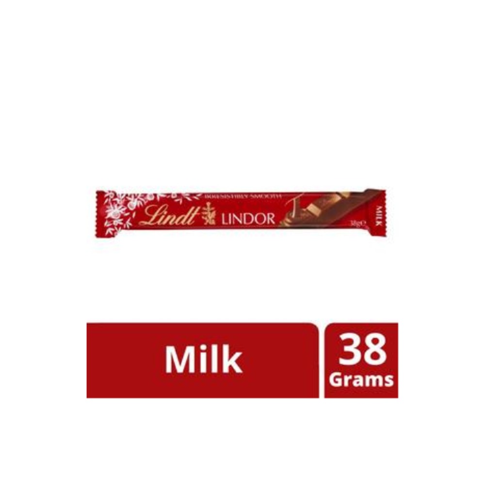 린트 린도르 밀크 초코렛 바 38g, Lindt Lindor Milk Chocolate Bar 38g