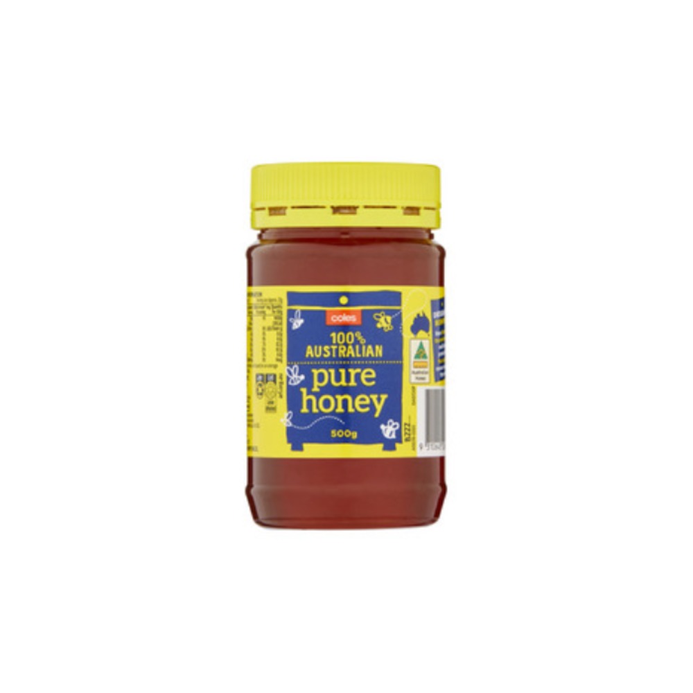 콜스 퓨어 오스트레일리안 허니 자 500g, Coles Pure Australian Honey Jar 500g