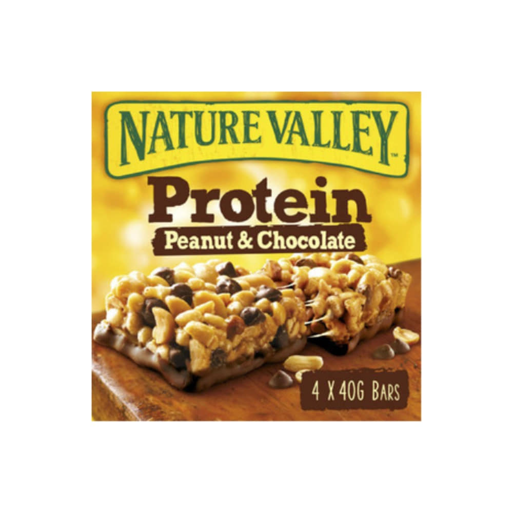 네이처 밸리 피넛 &amp; 초코렛 프로틴 바 160g, Nature Valley Peanut &amp; Chocolate Protein Bar 160g