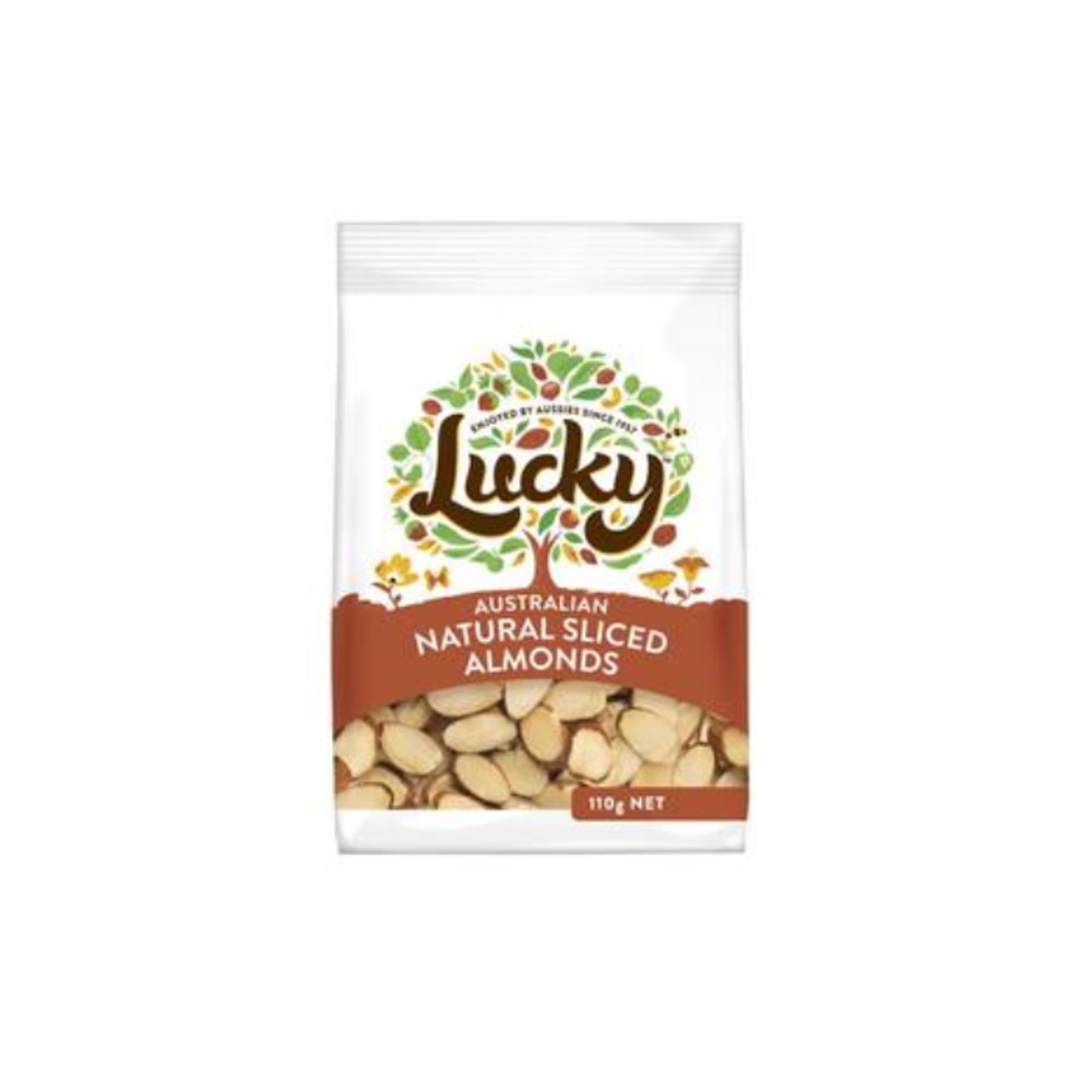 럭키 내추럴 아몬드 슬라이스드 110g, Lucky Natural Almonds Sliced 110g
