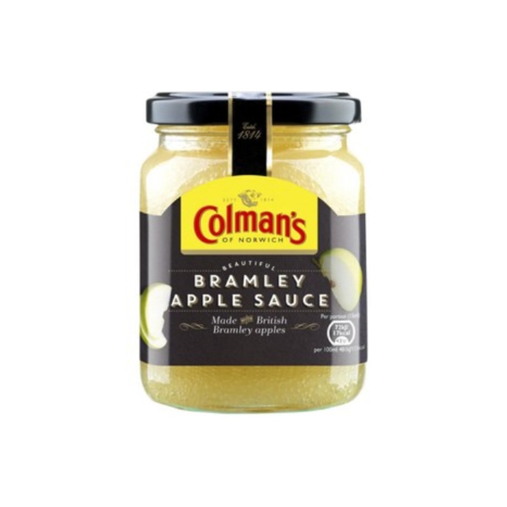 콜맨스 브램리 애플 소스 155g, Colmans Bramley Apple Sauce 155g