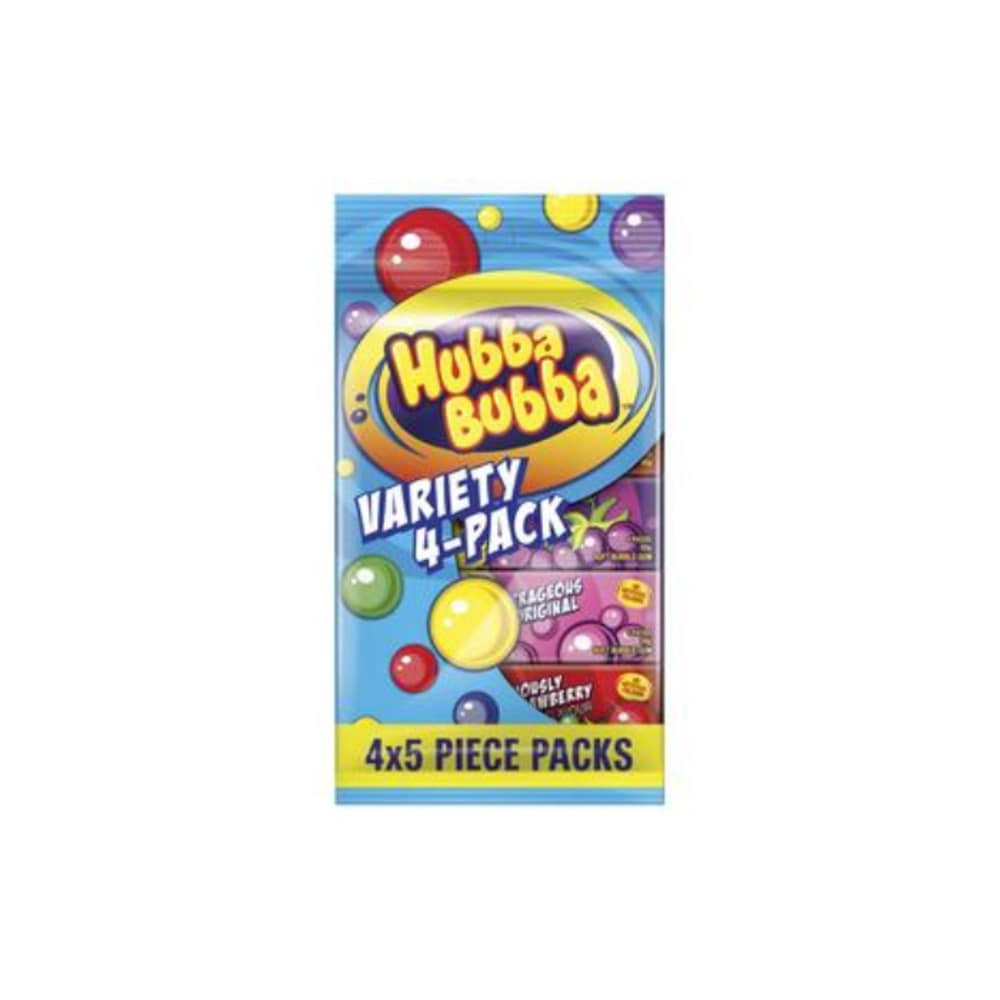 리글리 후바 버바 버라이어티 버블 검 멀티팩 4 X 5 피스 팩 4 팩, Wrigleys Hubba Bubba Variety Bubble Gum Multipack 4 x 5 Pieces Pack 4 pack