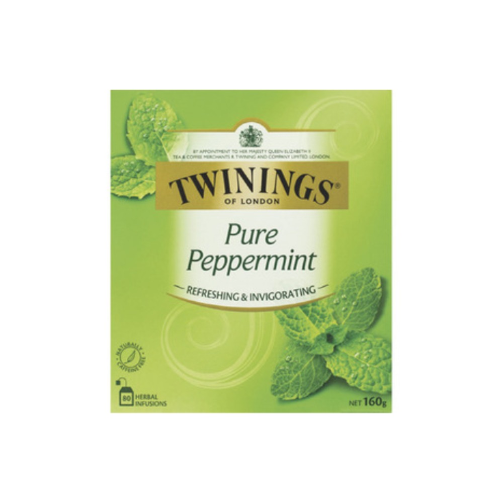 트와이닝스 퓨어 페퍼민트 티 배그 80 팩 160g, Twinings Pure Peppermint Tea Bags 80 pack 160g