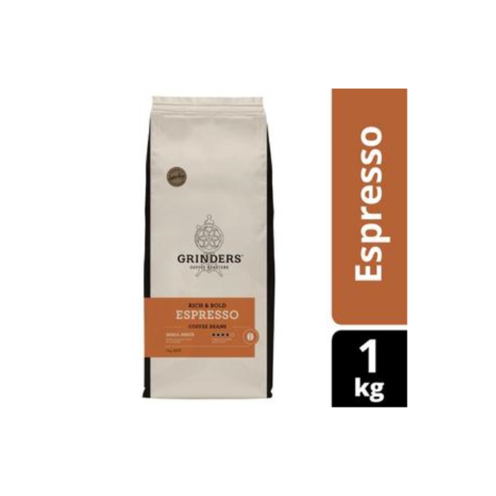 그라인더 리치 &amp; 볼드 에스프레소 커피 빈 1kg, Grinders Rich &amp; Bold Espresso Coffee Beans 1kg