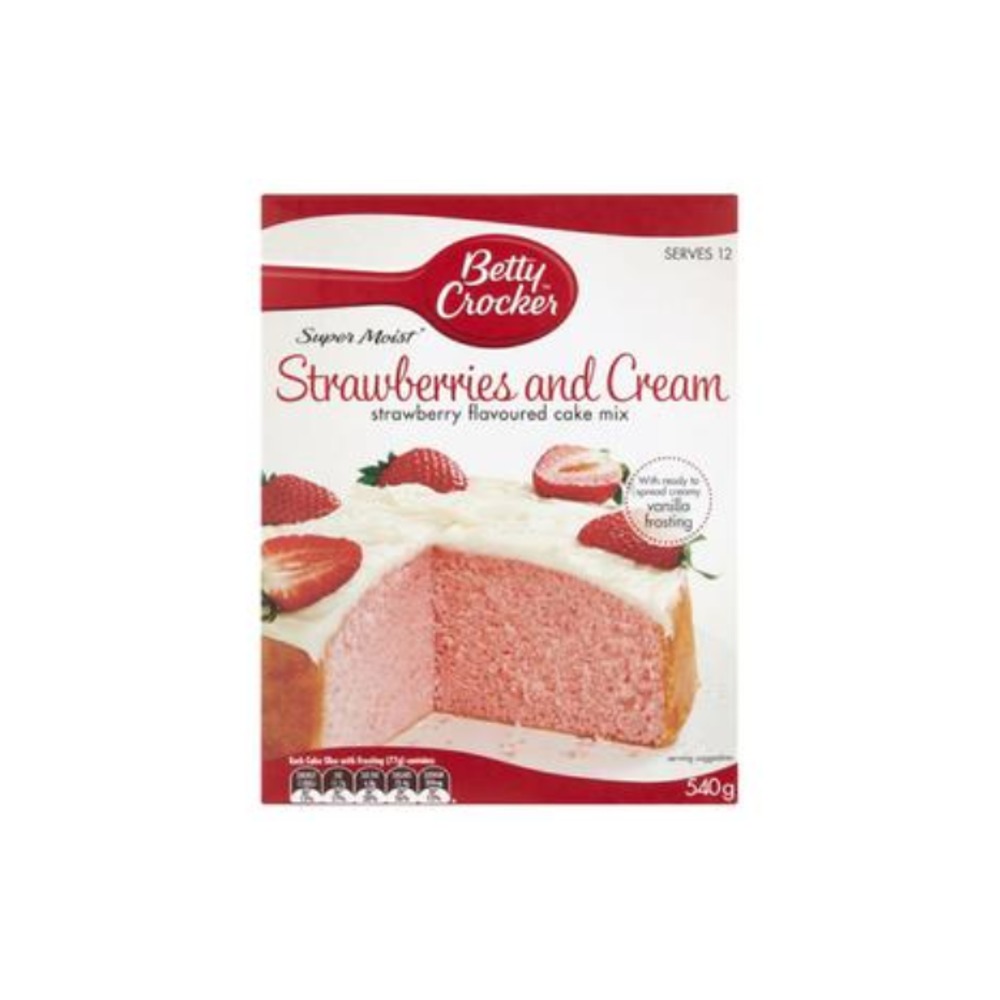 베티 크로커 스트로베리 &amp; 크림 케이크 540g, Betty Crocker Strawberries &amp; Cream Cake 540g