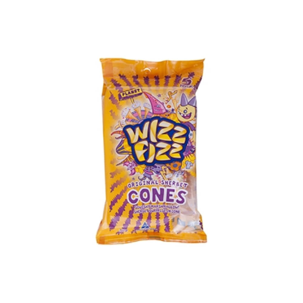 파이나 샤베트 위즈 피즈 콘 5 팩, Fyna Sherbert Wizz Fizz Cones 5 pack