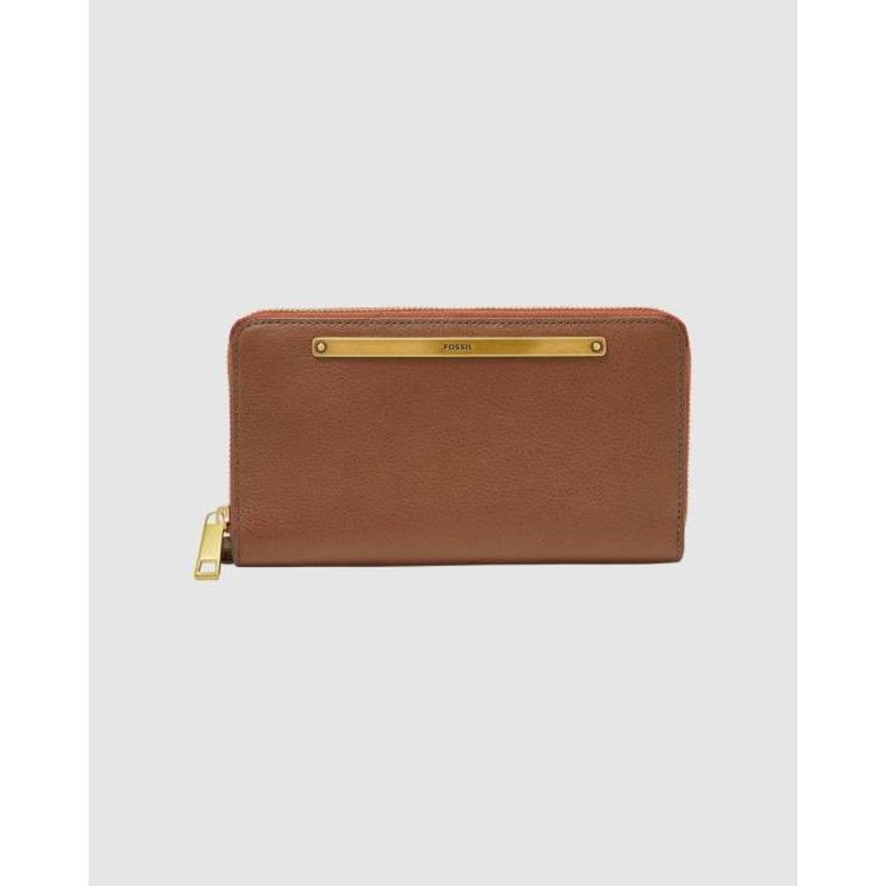 Fossil Liza Brown Wallet FO646AC75IPS