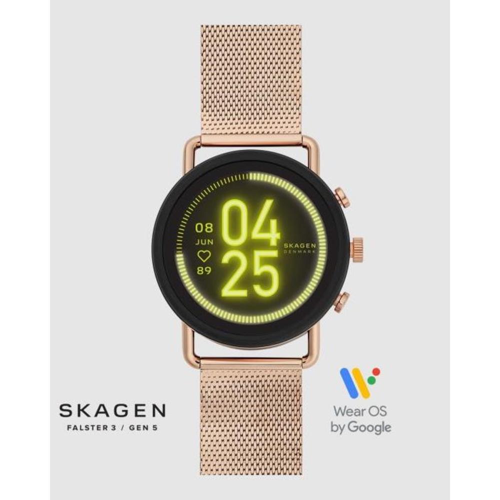 Skagen Gen 5 Falster 3 Rose Gold-Tone Smartwatch SKT5204 SK419AC85GDE