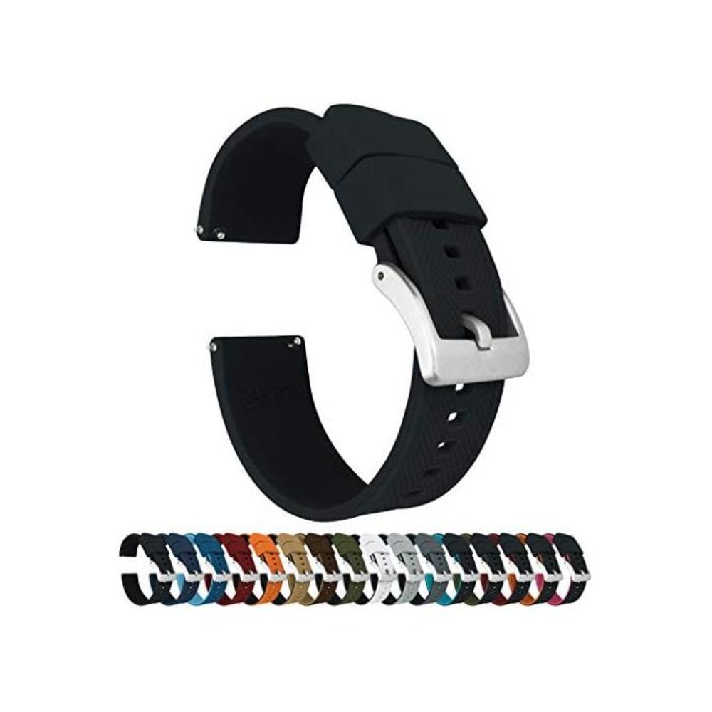 BARTON Elite Silicone Watch Bands - Quick Release - Choose Color - 18mm, 19mm, 20mm, 21mm, 22mm, 23mm &amp; 24mm Watch Straps B07B5SJ2BN