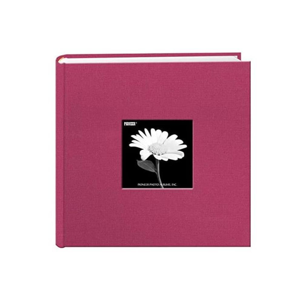 Fabric 200 pkt 4x6 Photo Album, Bright Pink B003WSR9E2