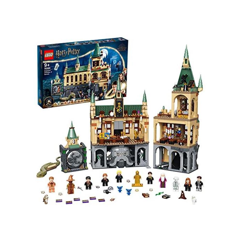 LEGO 레고 76389 헤리포터 Hogw아트s Chamber of Secrets Modular Castle 토이 with 더 Great Hall, 20th Anniversary Set with Collectible Golden 미니피규어 B08WWRJ2QJ