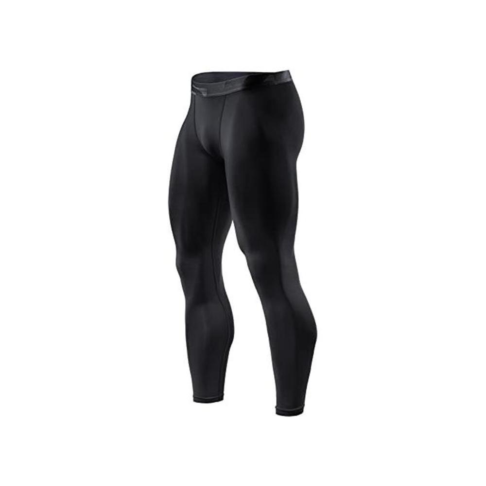 TSLA Mens (Pack of 1, 2, 3) UPF 50+ Compression Pants, UV/SPF Running Tights, Workout Leggings, Cool Dry Yoga Gym Clothes B08MQ4PG16