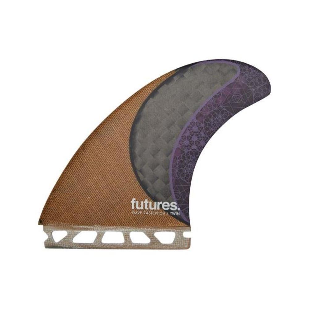 FUTURE FINS Rasta Twin Plus 1 Fins JUTE-CARBON-PURPLE-BOARDSPORTS-SURF-FUTURE-FINS-FI