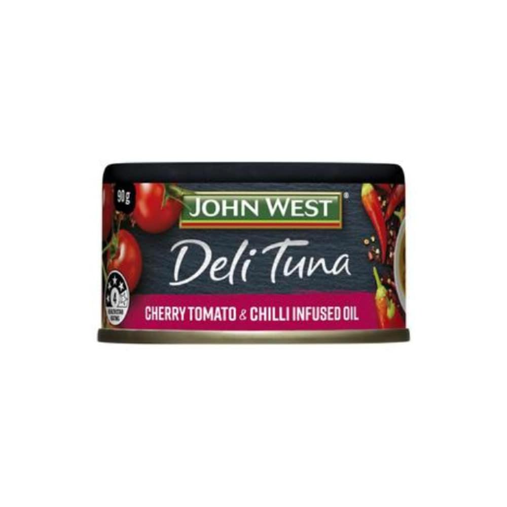 존 웨스트 체리 토마토 &amp; 칠리 인퓨즈드 오일 델리 튜나 90g, John West Cherry Tomato &amp; Chilli Infused Oil Deli Tuna 90g
