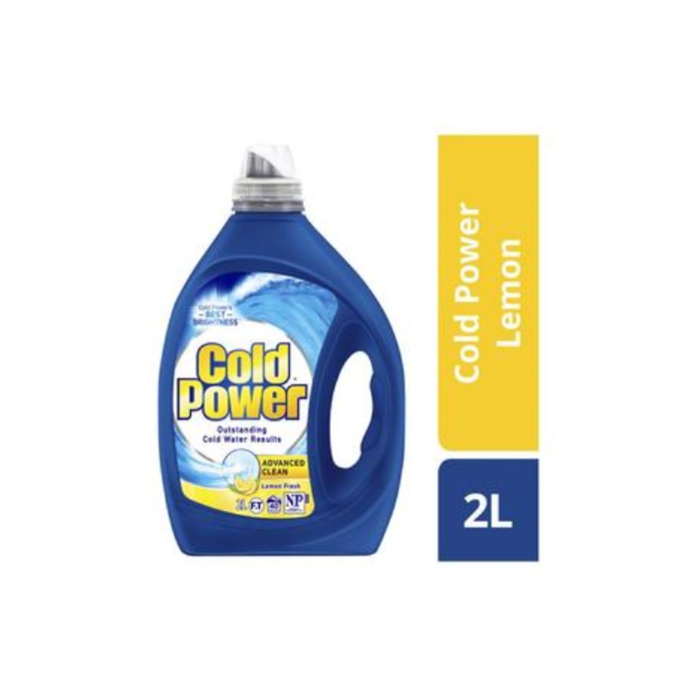 콜드 파워 레몬 어드밴스드 론드리 리퀴드 2L, Cold Power Lemon Advanced Laundry Liquid 2L