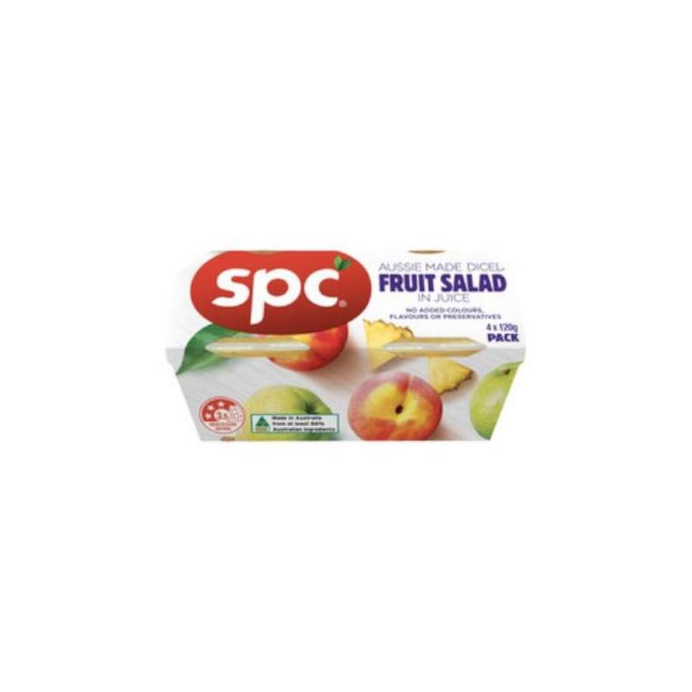 SPC Aussie Made Diced Fruit Salad in Juice 120g 4 pack