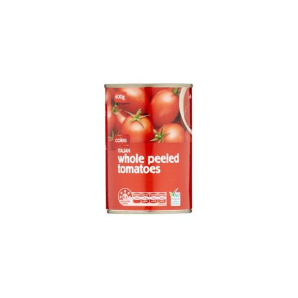콜스 이탈리안 홀 필드 토마토 400g, Coles Italian Whole Peeled Tomatoes 400g