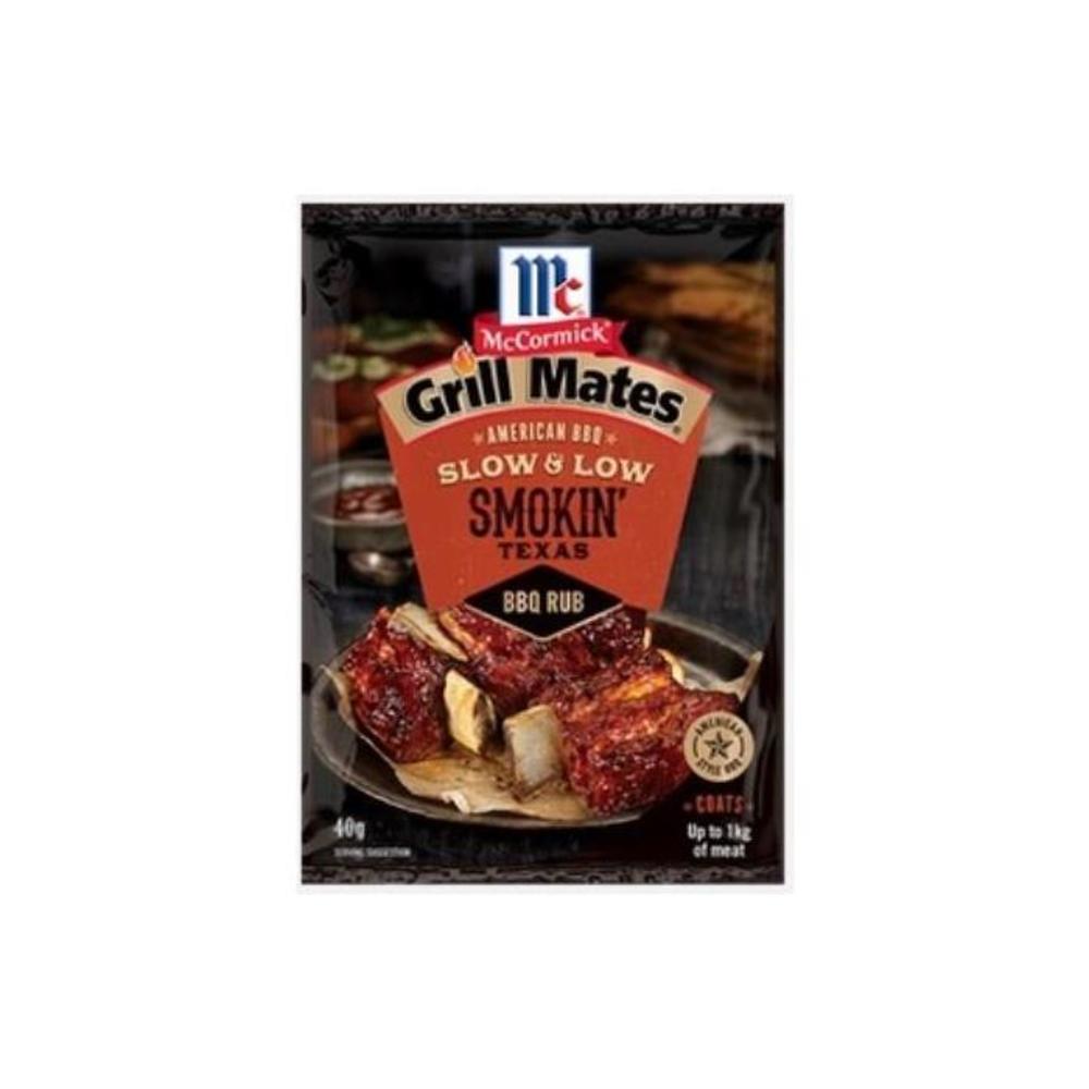McCormick Grill Mates Slow &amp; Low Smokin Texas BBQ Rub 40g
