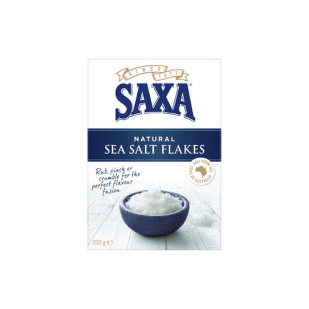색사 내추럴 씨 솔트 플레이크 200g, Saxa Natural Sea Salt Flakes 200g