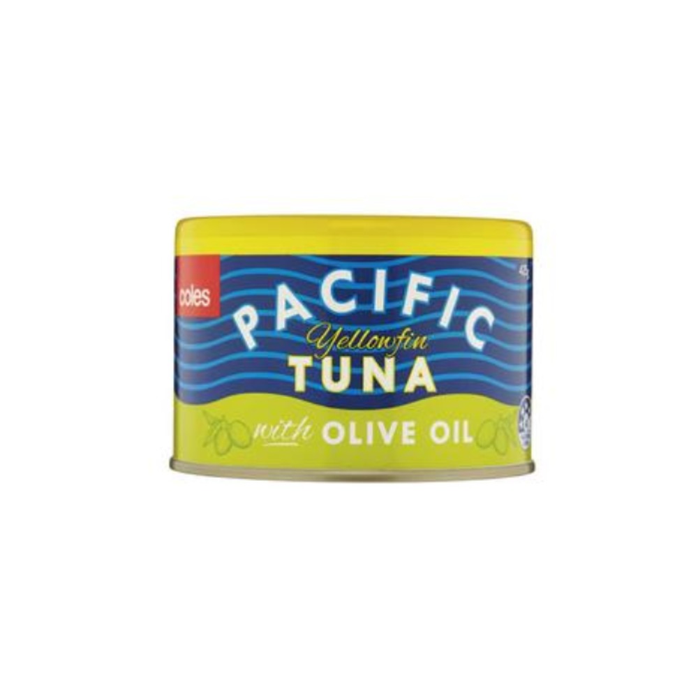 콜스 파시픽 튜나 청크 이탈리안 인 올리브 오일 425g, Coles Pacific Tuna Chunks Italian In Olive Oil 425g