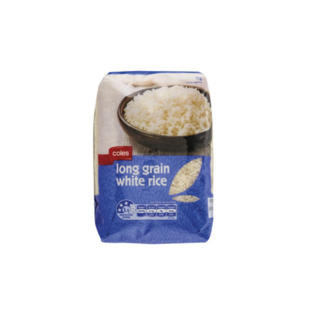 콜스 롱 그레인 라이드 1kg, Coles Long Grain Rice 1kg