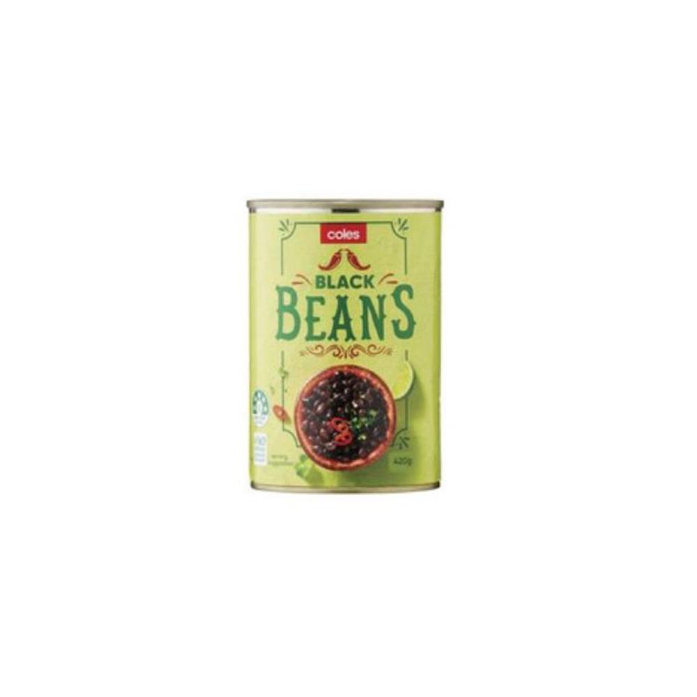 Coles Black Beans 420g