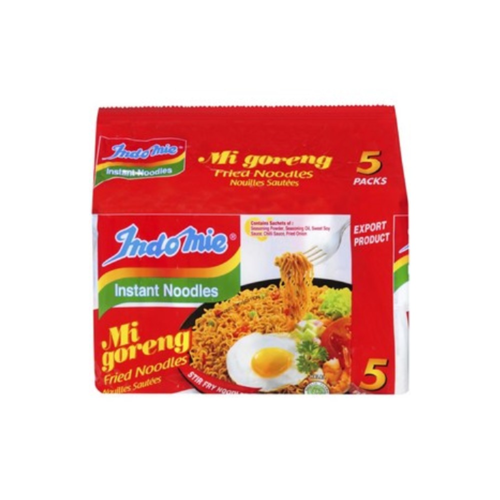 인도미 프라이드 미 고렝 인스턴트 누들스 5 팩 85G, Indomie Fried Mi Goreng Instant Noodles 5 Pack 85g