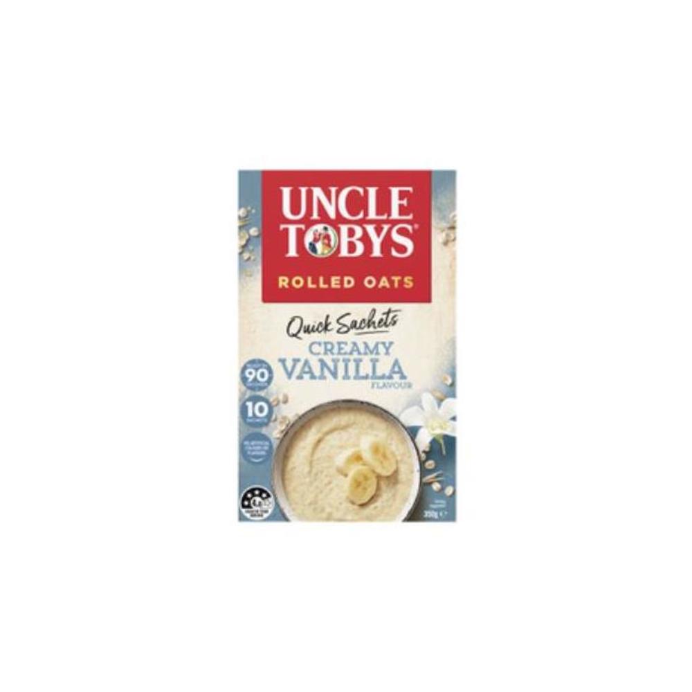 Uncle Tobys Oats Quick Sachets Creamy Vanilla 350g