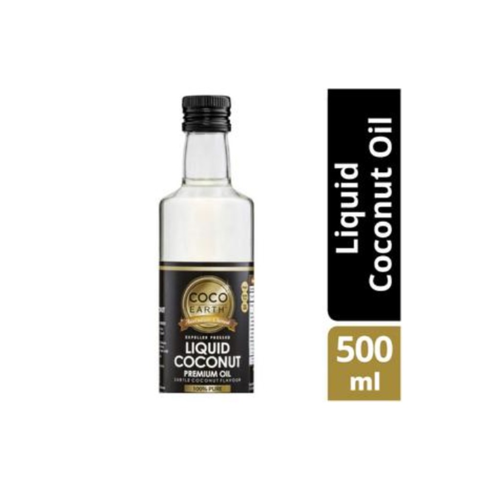 코코 어스 프리미엄 리퀴드 코코넛 오일 500ml, Coco Earth Premium Liquid Coconut Oil 500mL