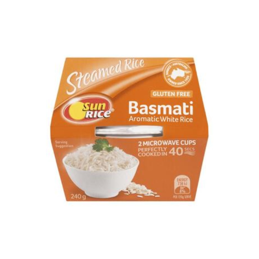 선라이스 바스마티 라이드 컵 2 팩 240g, Sunrice Basmati Rice Cup 2 pack 240g