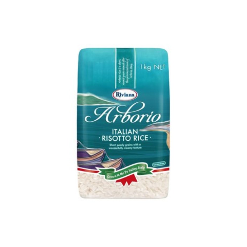 리비아나 아보리오 미디엄 그레인 리조또 라이드 1kg, Riviana Arborio Medium Grain Risotto Rice 1kg