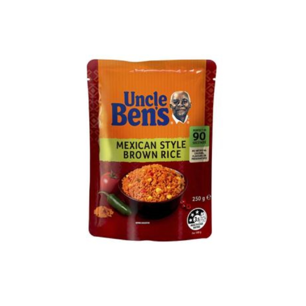 엉클 벤스 마이크로웨이브 멕시칸 스타일 브라운 라이드 250g, Uncle Bens Microwave Mexican Style Brown Rice 250g