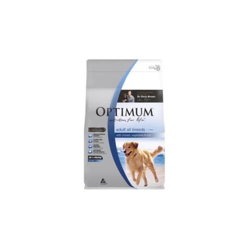 Optimum Chicken Rice With Vegetables Dry Dog Food 3kg 7848169P